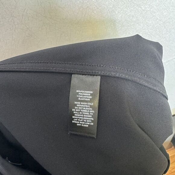 Lafayette 148 New York Mercer Acclaimed Stretch Skinny Ankle Pants Black 12 - Picture 6 of 6